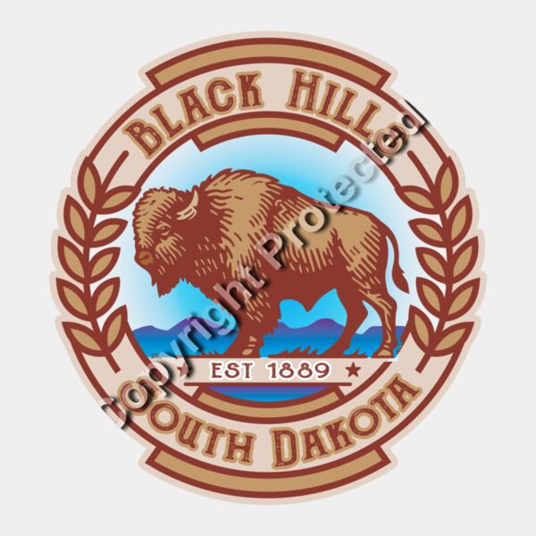 Black Hills Bison Emblem   FF or FB Thumbnail