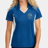 Ladies Side Blocked Micropique Sport Wick ® Polo Thumbnail